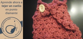 Tejer Cuello de Lana en punto Diamante – Crochet DIY –